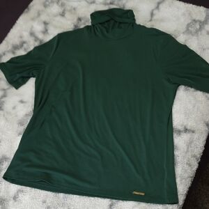 Michael Kors Green Turtleneck Tunic